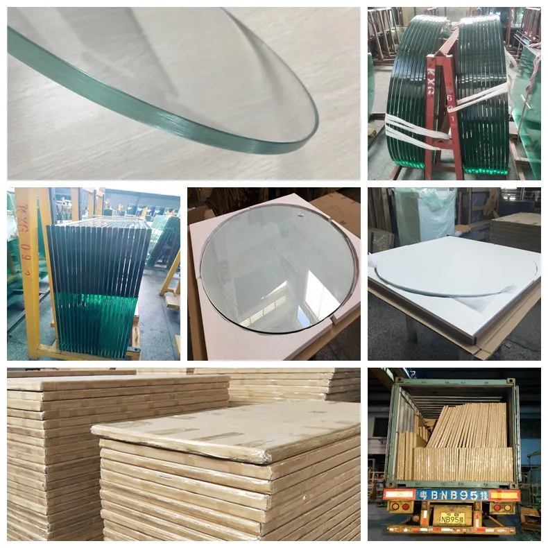 3mm 4mm 5mm 6mm 8mm 10mm 12mm Round Square Shape Tempered Glass