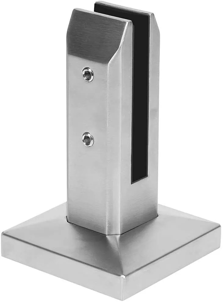 10mm 12mm 12.76mm Pool Fencing Toughened Glass with Spigots and Door Hinges