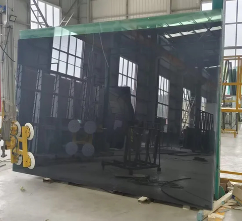 Euro Grey Black Laminated Tempered Building Glass