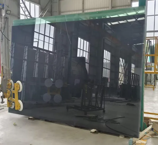 Euro Grey Black Laminated Tempered Building Glass