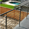 Stainless Steel Glass Fencing with 12mm Toughened Safety Glass and Handrail
