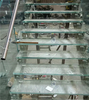 30mm Clear Tempered Laminated Non-Slip Staircase Floor Step Glass