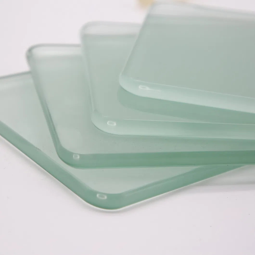 6mm 8mm 10mm 12mm Tempered Glass Extra Clear Clear Polished Glass Edge