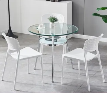 8mm 10mm 12mm Tempered Dining Glass Table Top with Pencil Round Edge
