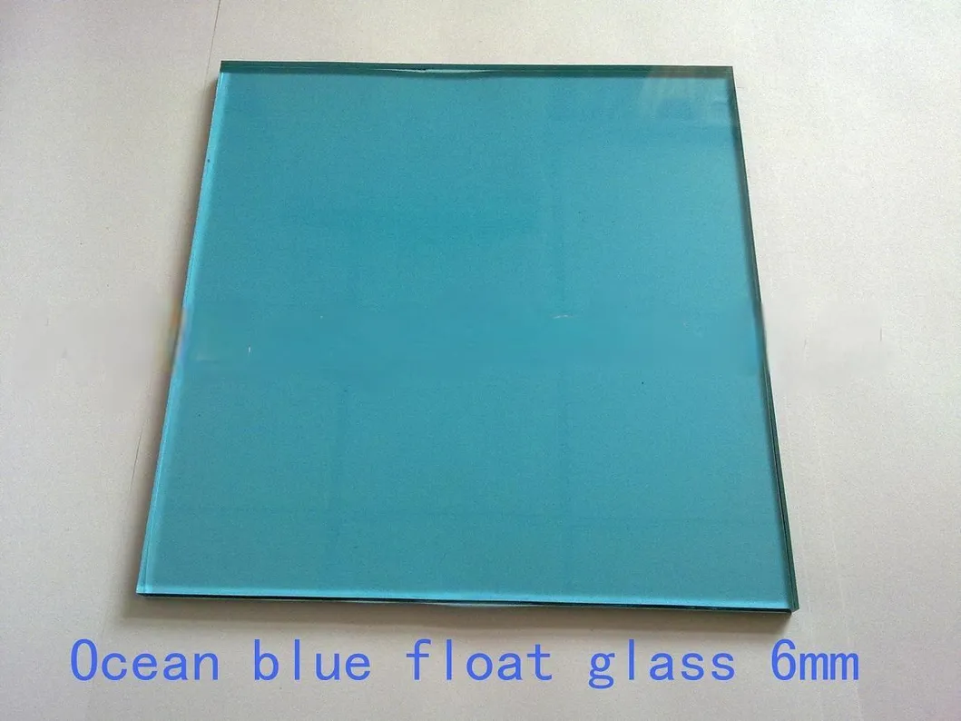 4mm-10mm Ocean Blue Reflective Float Glass