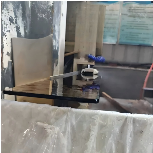 4mm 5mm 6mm 8mm Brown Ultra Clear Tempered Glass with Round Edges