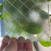 Polished 6.8mm 10mm Clear Bronze Grey Nashiji Mesh Reinforced Wired Patterned Glass