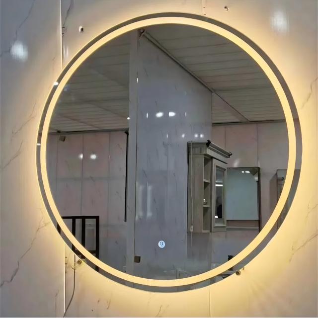 LED Bathroom Fog Free Round Rectangular Square Lighting Waterproof Mirror