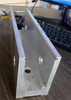 Side Fixing Aluminium Balustrade Profile with Drainage Holes