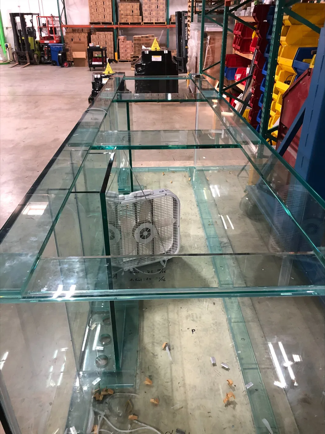 4mm-12mm Extra Clear Aquarium Glass with Polished All Edges
