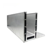 F Shape Aluminium U Channel Balustrade Profile with Laminated Glass Panel