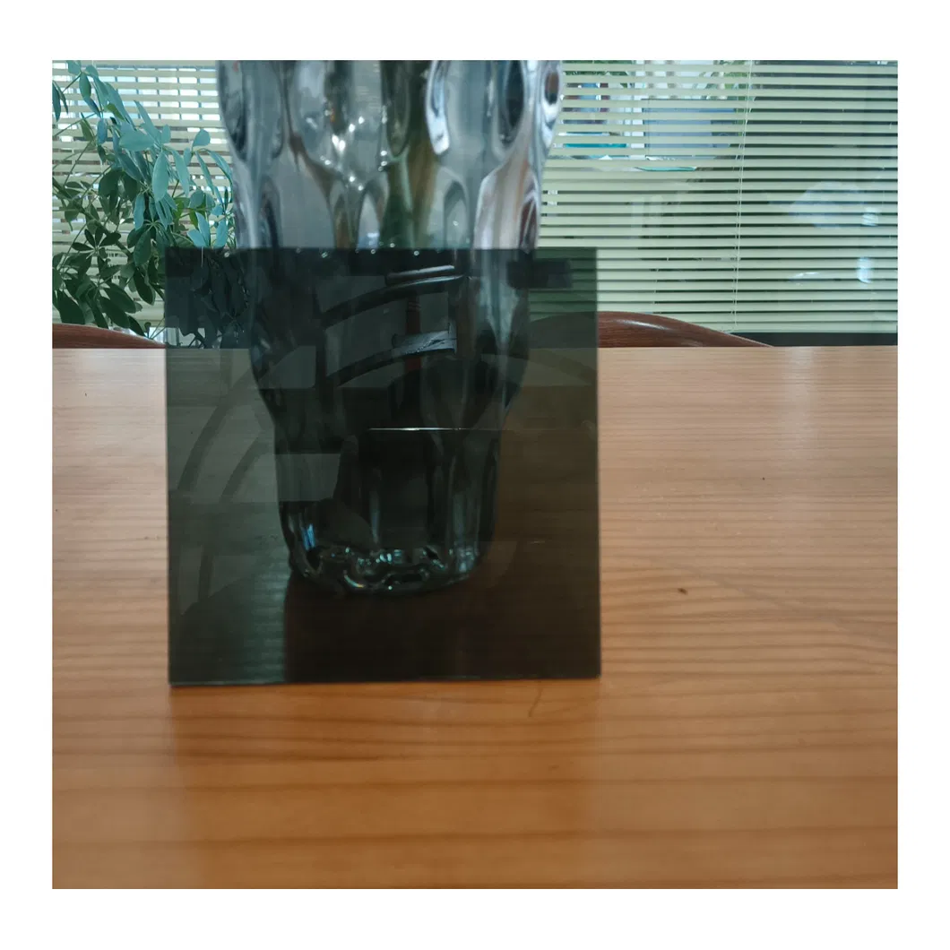 Euro Grey Black Laminated Tempered Building Glass