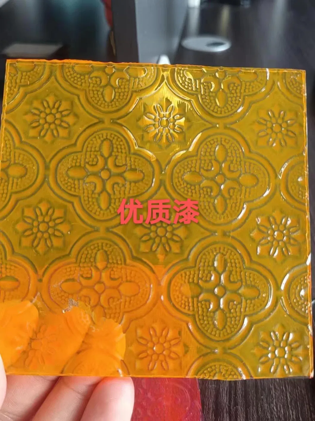 3mm-8mm Clear and Colored Textured Patterned Glass