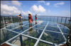 30mm Clear Tempered Laminated Non-Slip Staircase Floor Step Glass