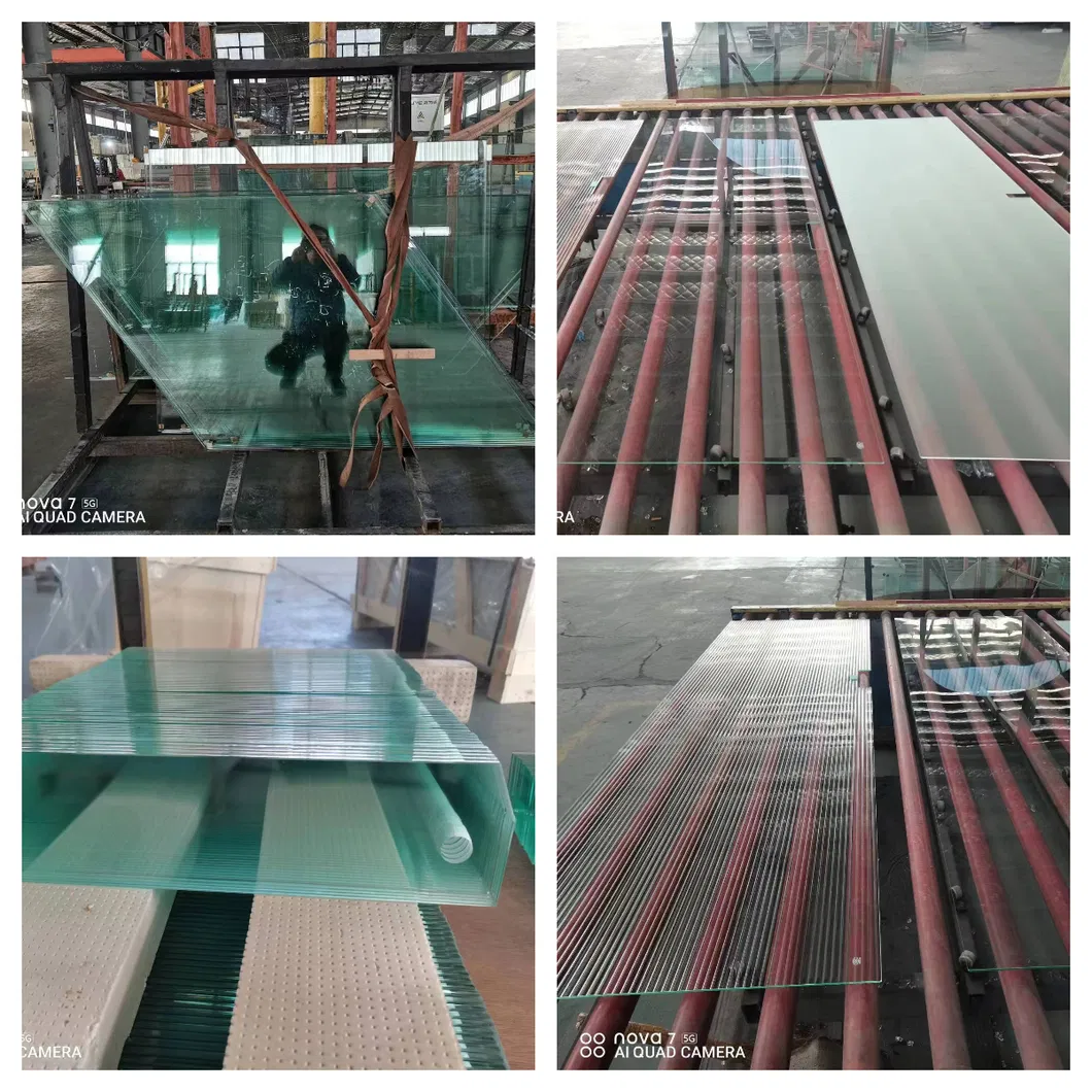 15mm 19mm Low Iron Ultra Clear Tempered Glass with Flat Polished Edges