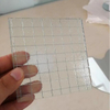 Polished 6.8mm 10mm Clear Bronze Grey Nashiji Mesh Reinforced Wired Patterned Glass