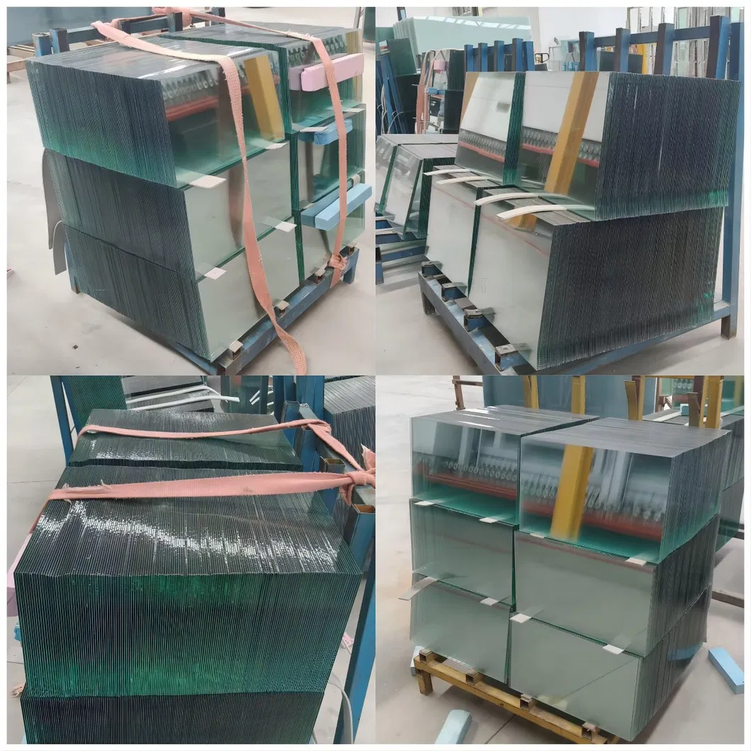 10.76mm 12.76mm 17.14mm 21.52mm Gradient PVB Tempered Laminated Glass with Polished Edge