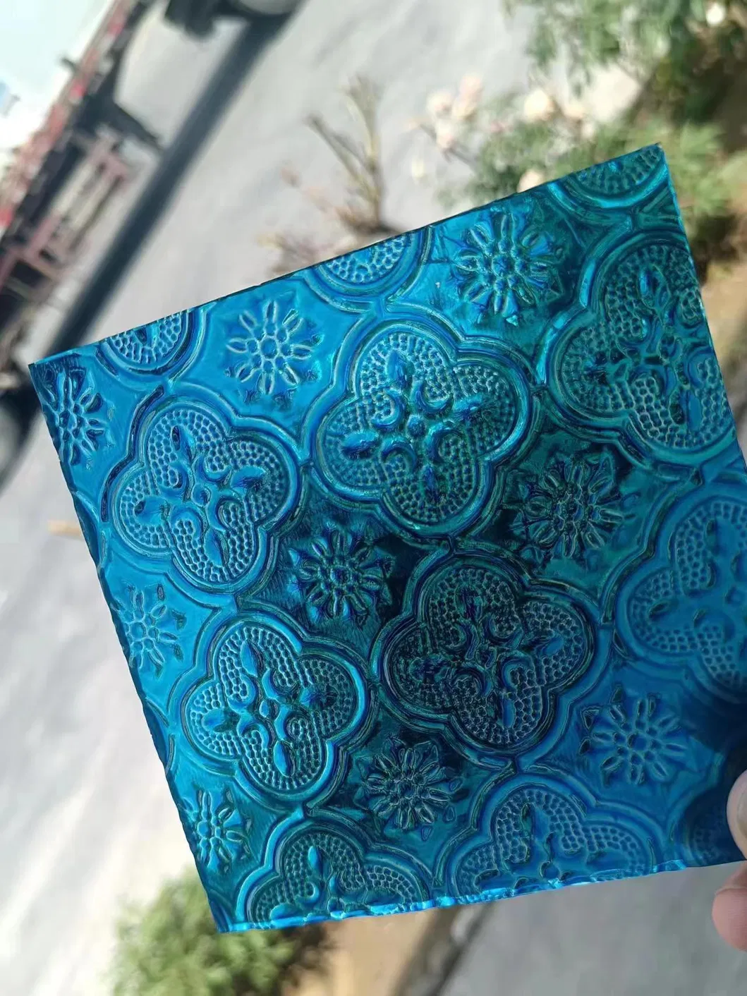 3mm-8mm Clear and Colored Textured Patterned Glass