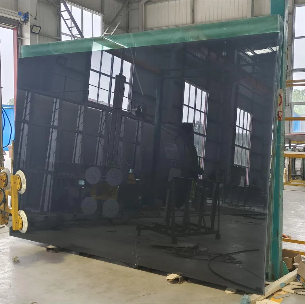 3mm-10mm Dark Grey Black Annealed Float and Dark Grey Reflective Glass