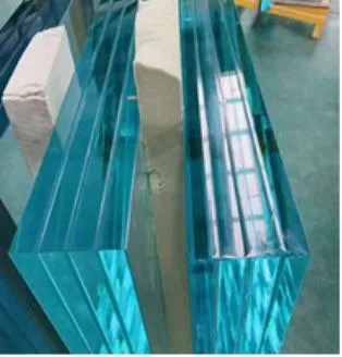 Low Iron Ultra Clear 17.52mm Tempered Laminated Glass