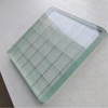 Polished 6.8mm 10mm Clear Bronze Grey Nashiji Mesh Reinforced Wired Patterned Glass