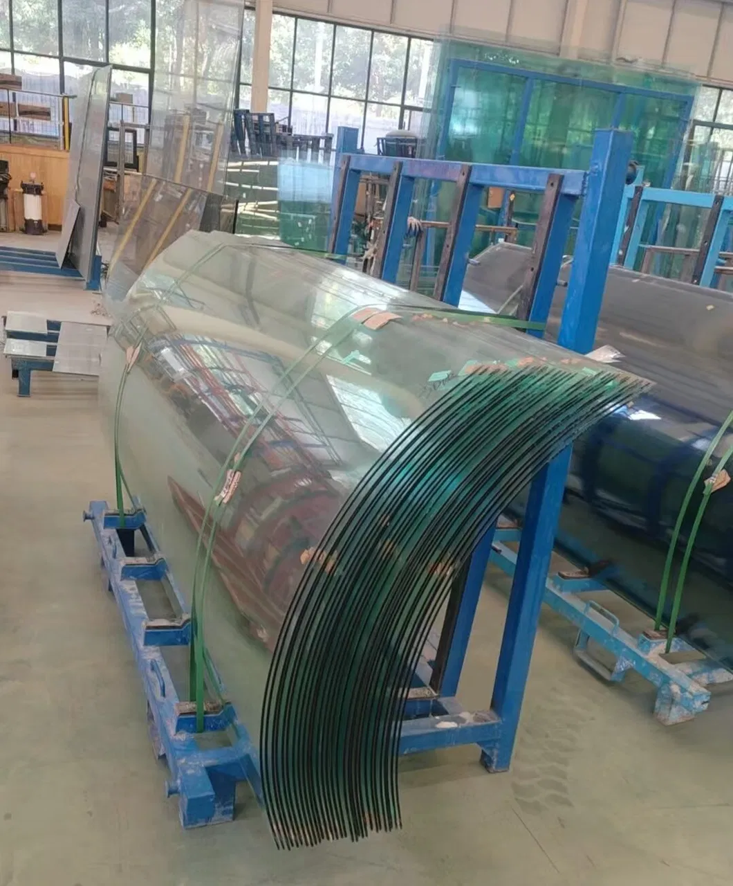 Flat and Curved Single Double Layers Silver Coating Low-E Insulating Igu Glass