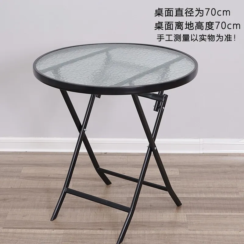 8mm 10mm Oval Shapes Grey and Brown Round Tempered Glass Table Top