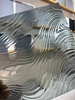 72X96 5mm Grey Moru Reeded Fluted Tempered Corrugated Figured Patterned Glass