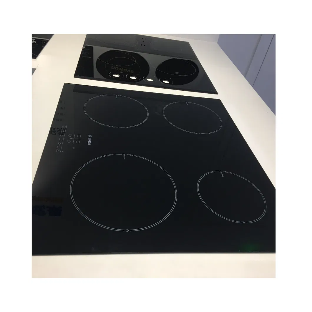 4mm Heat Resistant Black Ceramic Crystal Glass Induction Cooker and Gas Stove