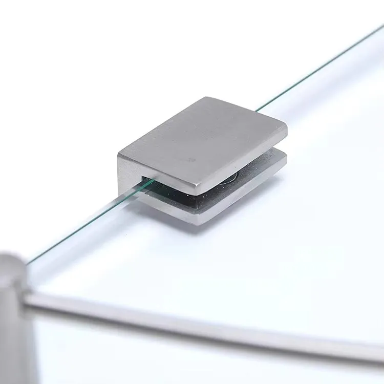 Wall Mounted One Tier Two Tier Glass Bathroom Corner Shelves Shower Room