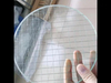 Polished 6.8mm 10mm Clear Bronze Grey Nashiji Mesh Reinforced Wired Patterned Glass