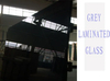 Euro Grey Black Laminated Tempered Building Glass