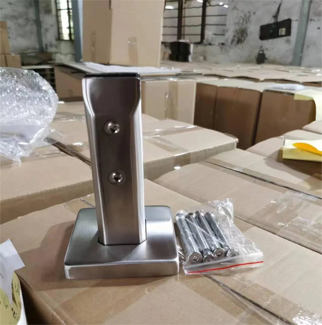 Brush Brass Pool Fencing Gold Color Adjutable Spigot for Balustrade Balcony Staircase