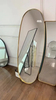Black Gold Frame Full Length Standing Silver Mirror
