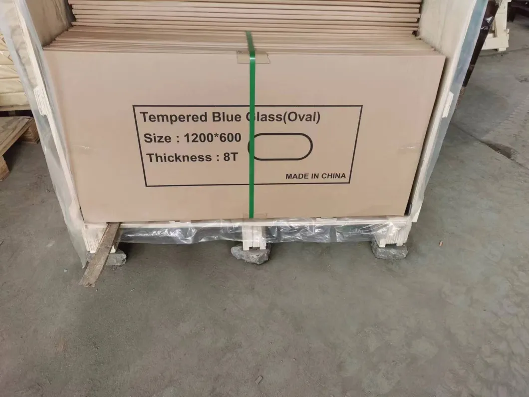 8mm 10mm Tempered Glass Table Top with Round Corner Polished Pencil Edges