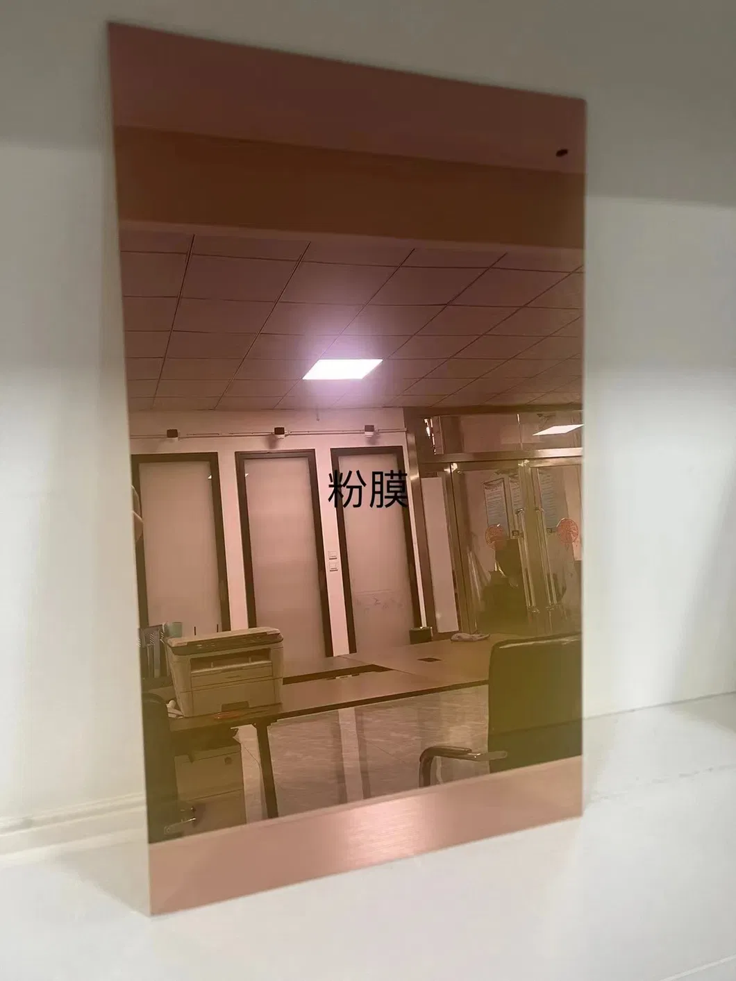 4mm 5mm 6mm 8mm 24K Golden Reflective Float Glass