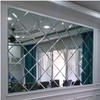 4mm 5mm 6mm Brown Beveled Mirror Tiles