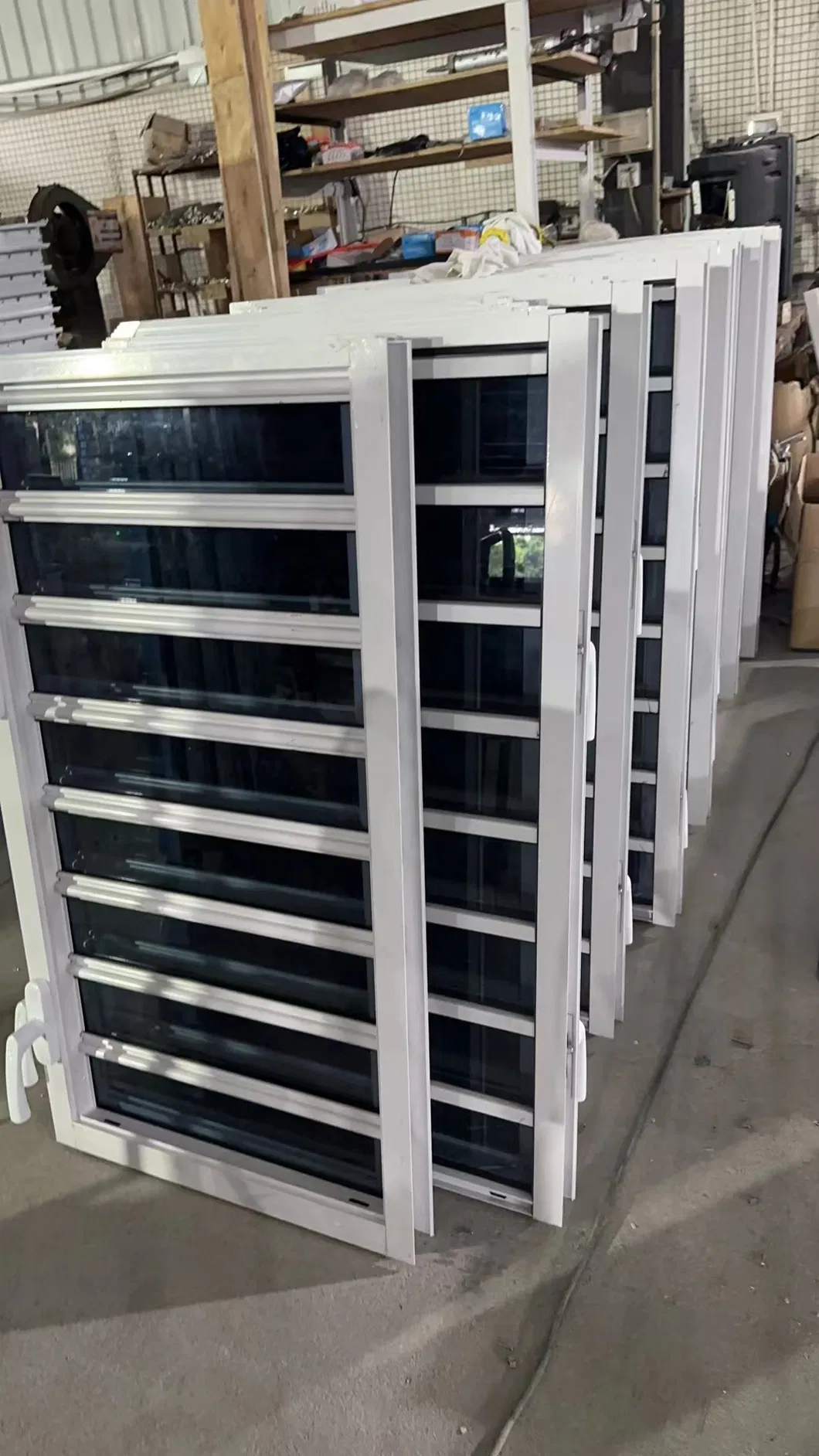 Aluminium Louver Open Shutter Door