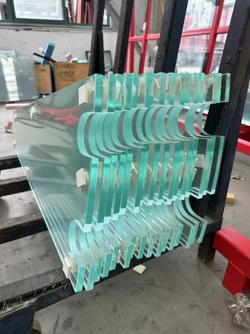 15mm 19mm Extra Clear Tempered Glass with Flat Polishing Edges