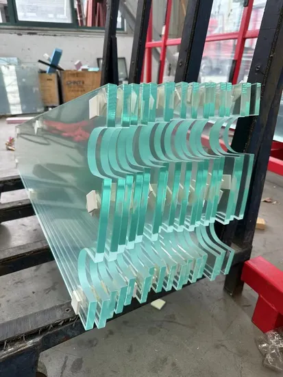 15mm 19mm Extra Clear Tempered Glass with Flat Polishing Edges