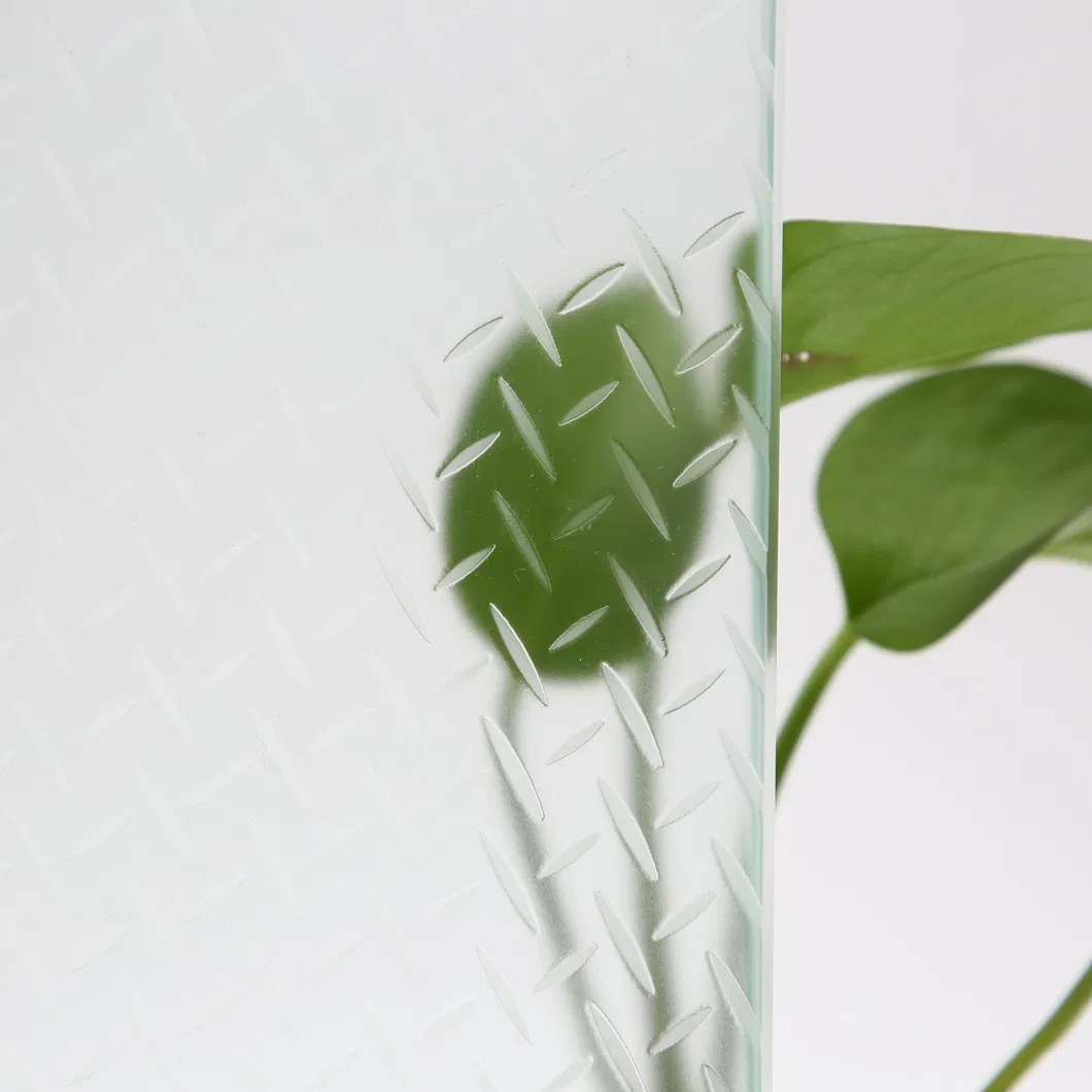 5mm 6mm 8mm Clear Moru Flute Reeded Patterned Glass