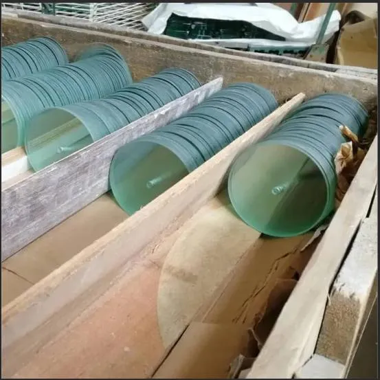 Small Size Tempered Float Glass with Flat Polished Edges Beveled Edge