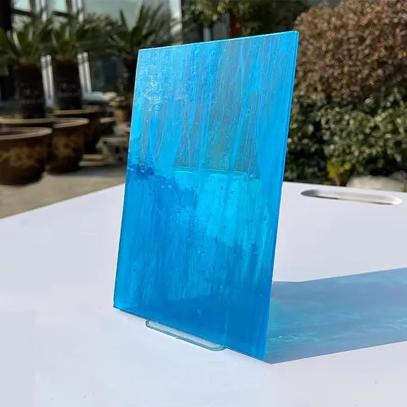 2mm 3mm Orange Stained Colorful Tinted Glass Sheet