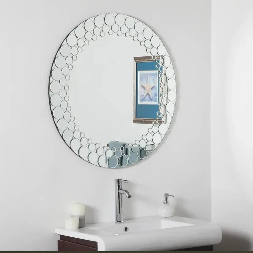 Beveled Wall Mirror Mosaic Tiles