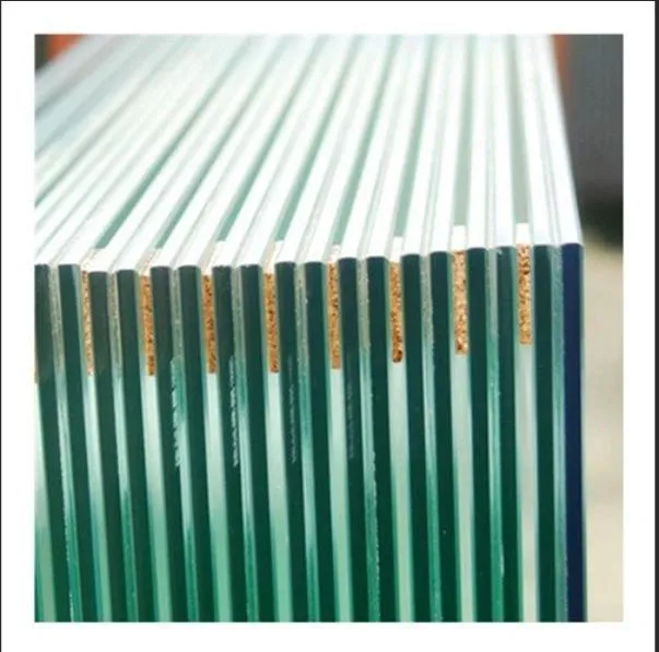 6mm-25mm Clear White Grey Black Blue Green Brown EVA PVB Laminated Glass